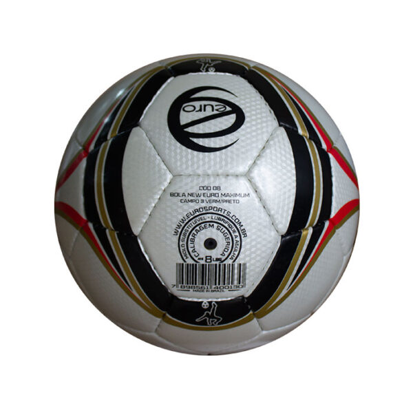 Bola Euro Campo 3 Linha Maximum Preta - Image 3