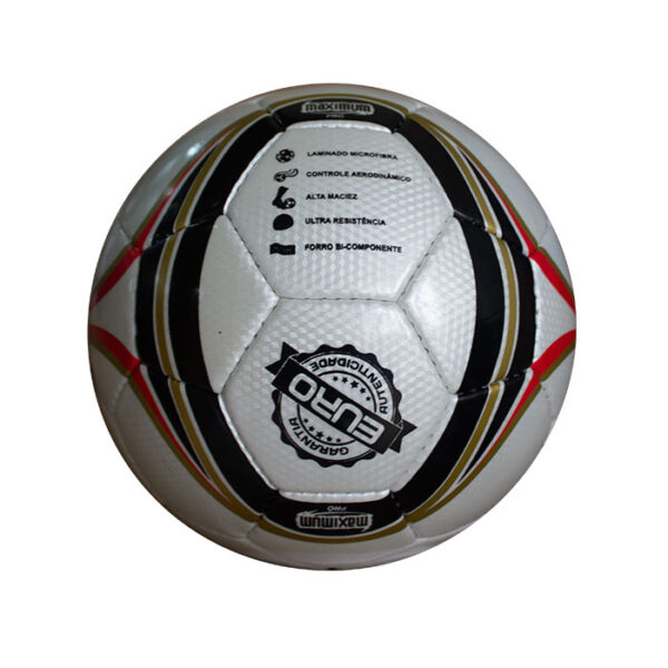 Bola Euro Campo 3 Linha Maximum Preta - Image 4