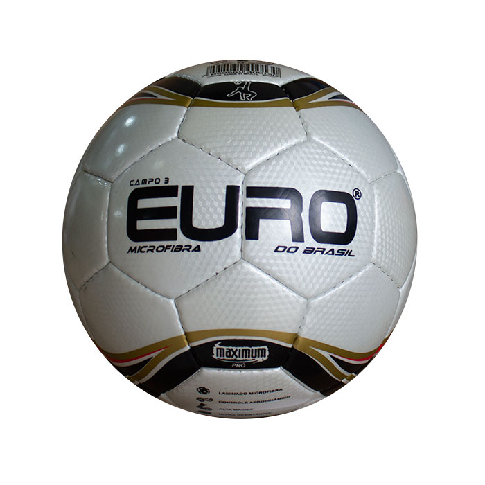 Bola Euro Campo 3 Linha Maximum Preta