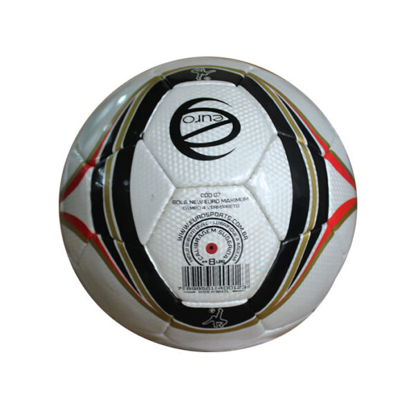 Bola Euro Campo 4 Linha Maximum Preta - Image 3